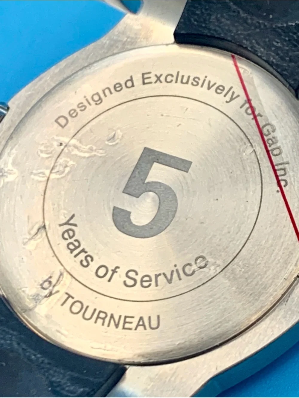 TOURNEAU Men’s Swiss Made Quartz Watch Designed For GAP Inc. Working New Battery